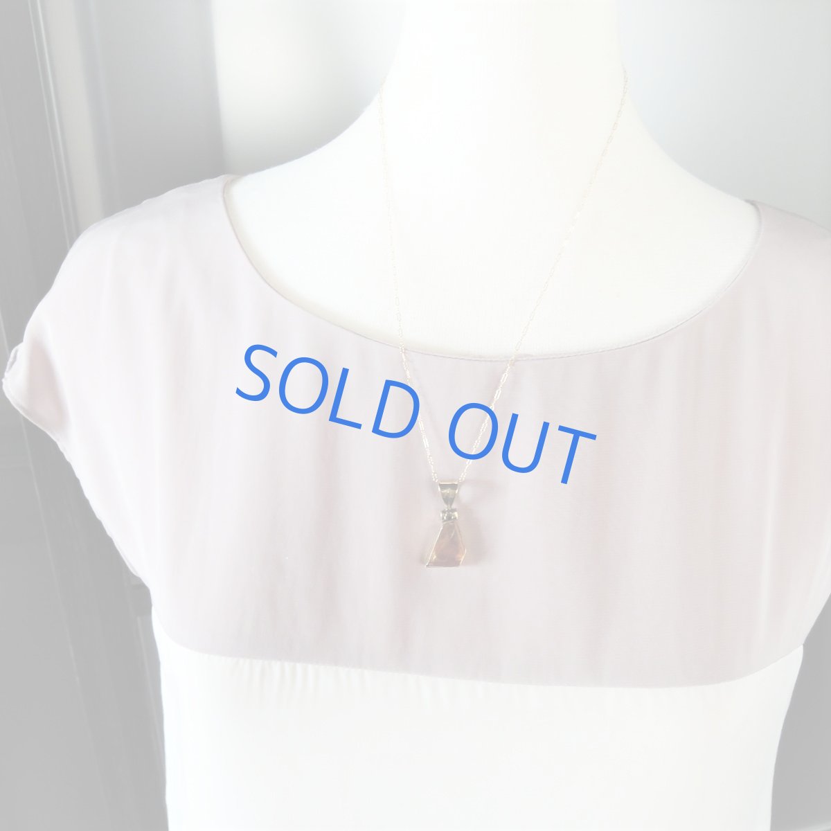 画像8: 【1点もの・サンカクA】超希少石!AAA スペイン産スファレライト フレーム 14kgf約50cmチェーンネックレス (8)