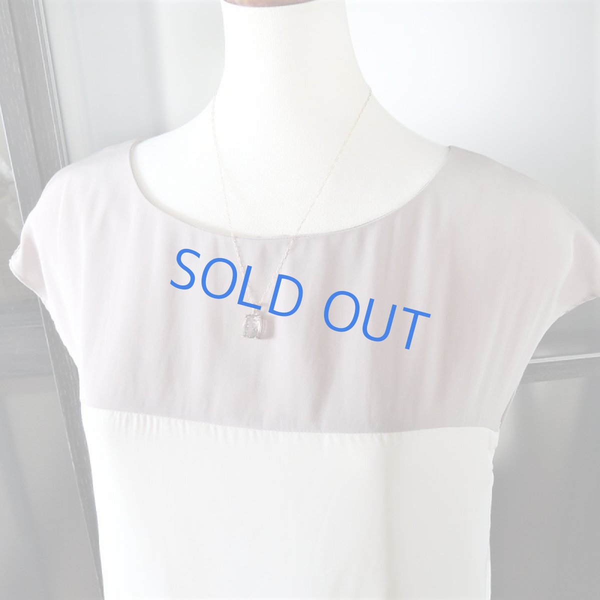 画像7: 【1点もの・シカクB】大粒・宝石質 ブラジル産 ゲーサイト ジェムカット 14kgf約50cmチェーンネックレス (7)