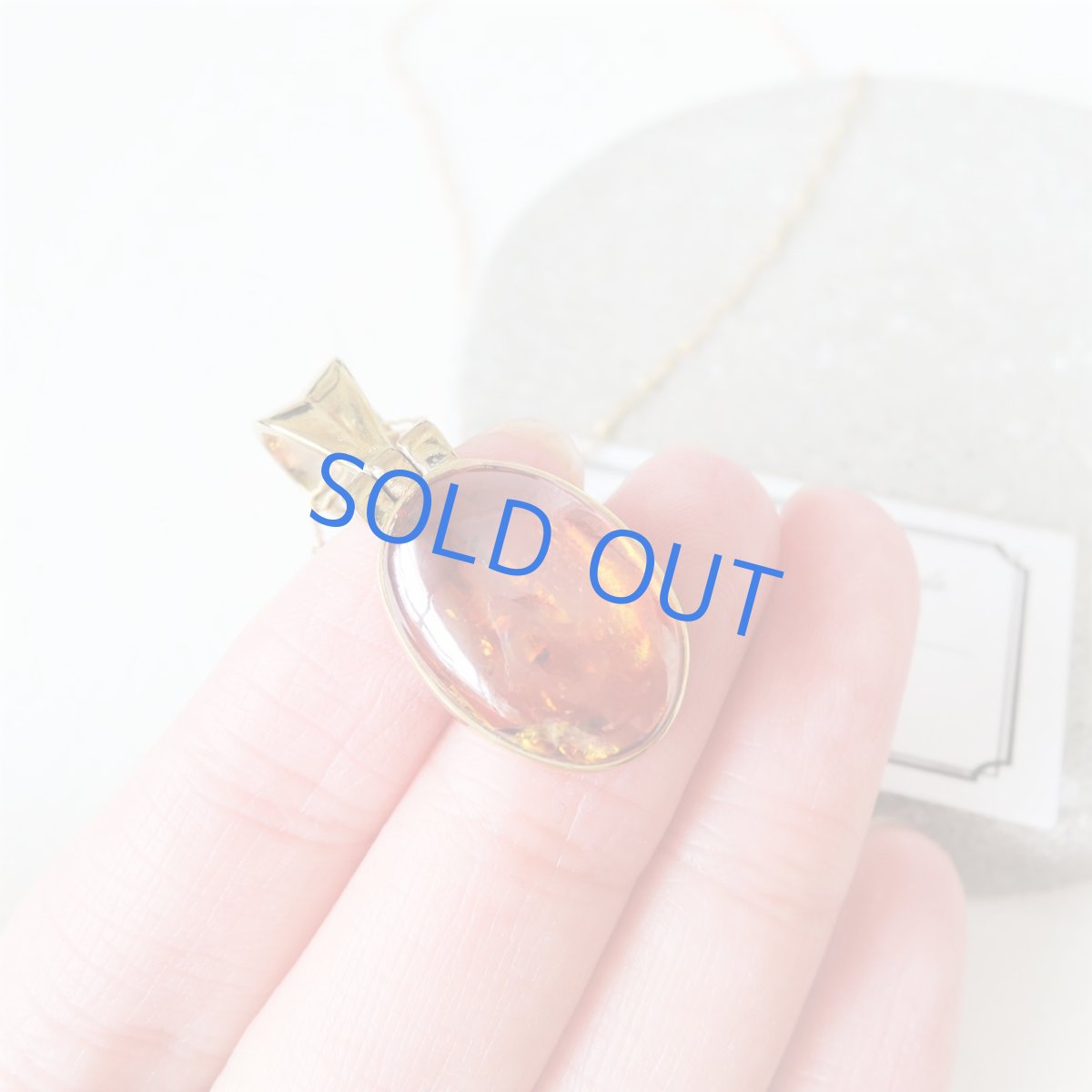 画像2: 【1点もの・オーバルB】超希少石!AAA スペイン産スファレライト フレーム 14kgf約50cmチェーンネックレス (2)