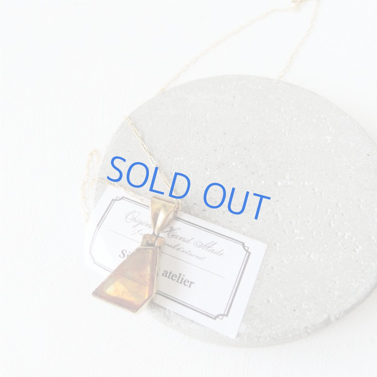 画像5: 【1点もの・サンカクA】超希少石!AAA スペイン産スファレライト フレーム 14kgf約50cmチェーンネックレス (5)