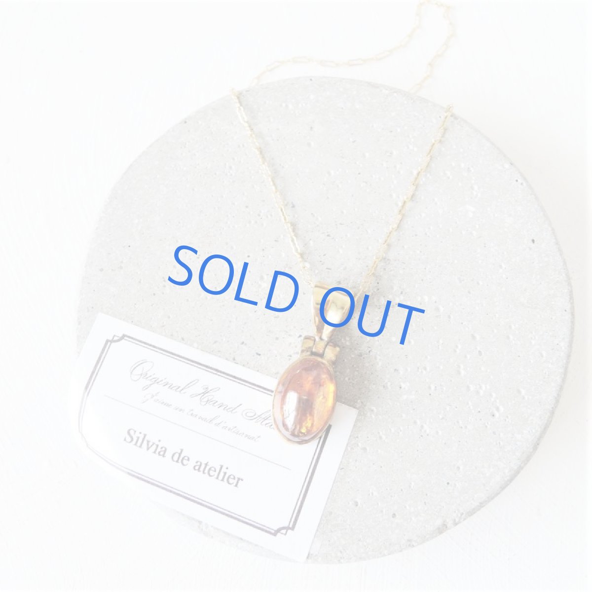 画像5: 【1点もの・オーバルC】超希少石!AAA スペイン産スファレライト フレーム 14kgf約50cmチェーンネックレス (5)