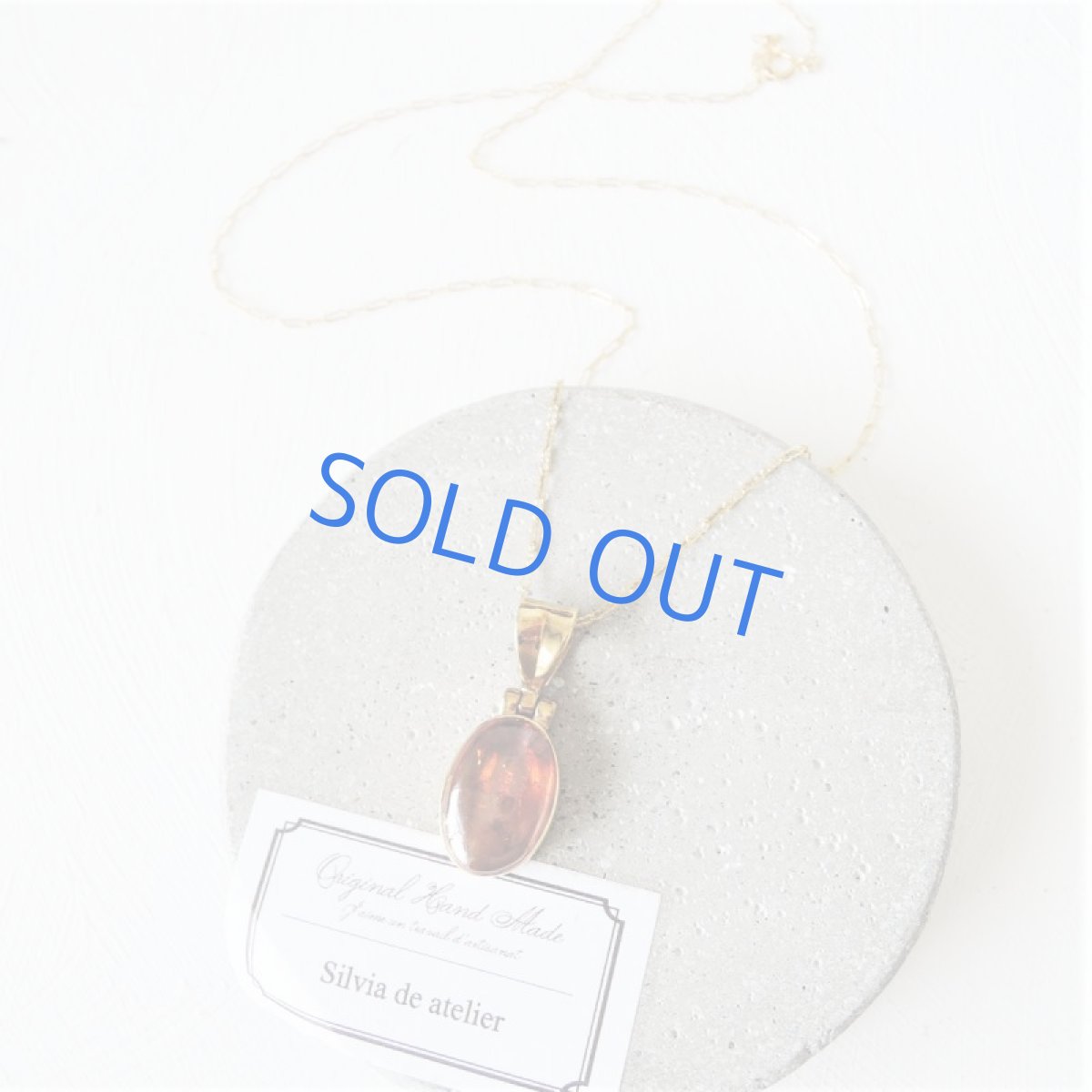 画像5: 【1点もの・オーバルB】超希少石!AAA スペイン産スファレライト フレーム 14kgf約50cmチェーンネックレス (5)