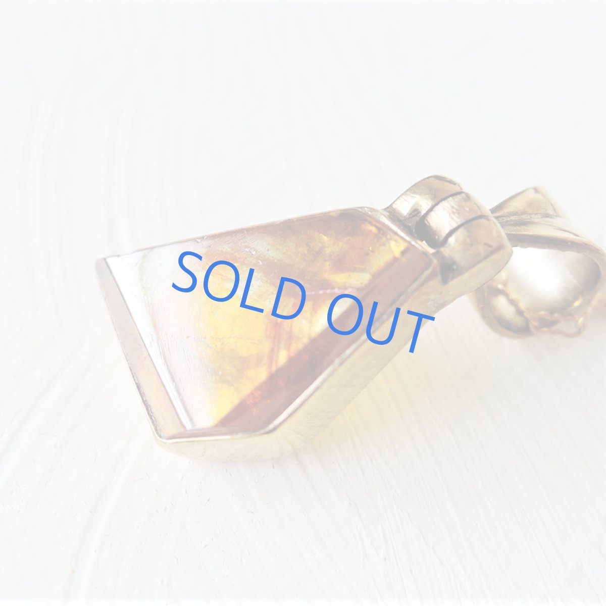 画像3: 【1点もの・サンカクA】超希少石!AAA スペイン産スファレライト フレーム 14kgf約50cmチェーンネックレス (3)