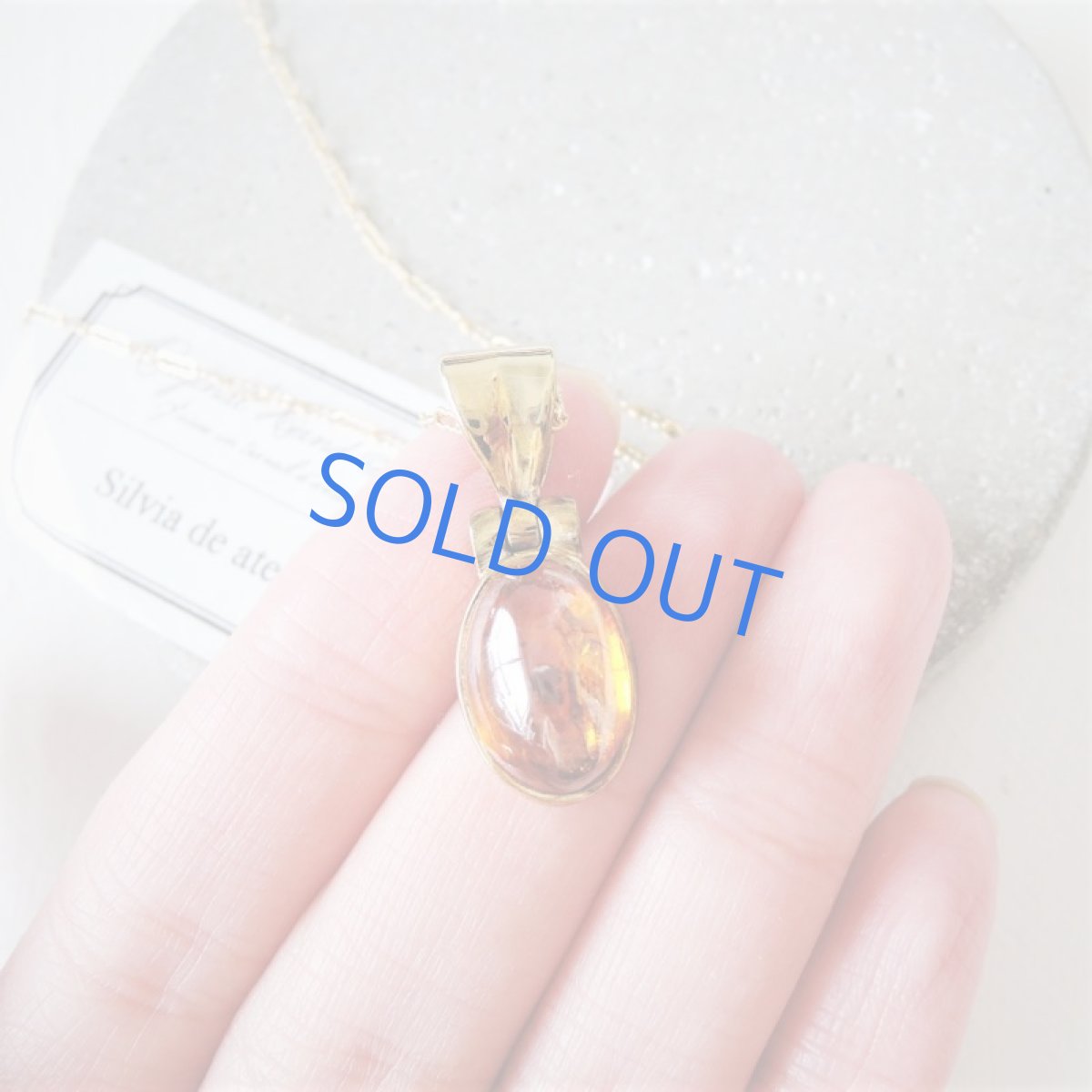 画像3: 【1点もの・オーバルC】超希少石!AAA スペイン産スファレライト フレーム 14kgf約50cmチェーンネックレス (3)