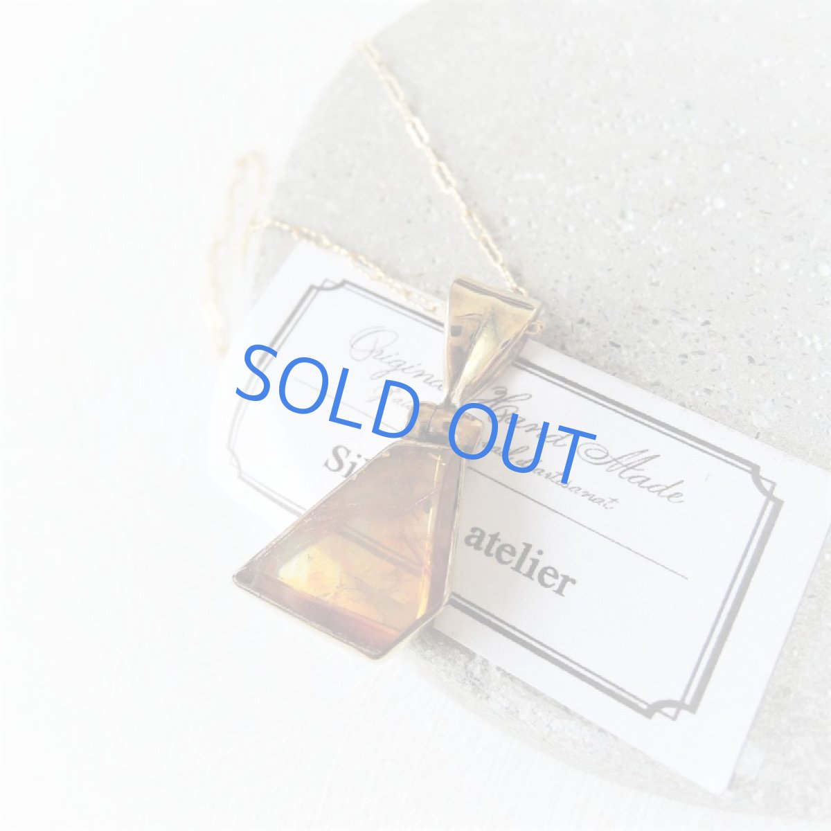 画像6: 【1点もの・サンカクA】超希少石!AAA スペイン産スファレライト フレーム 14kgf約50cmチェーンネックレス (6)