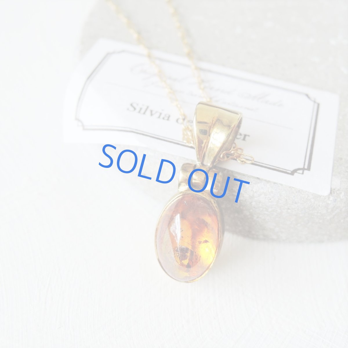 画像2: 【1点もの・オーバルC】超希少石!AAA スペイン産スファレライト フレーム 14kgf約50cmチェーンネックレス (2)