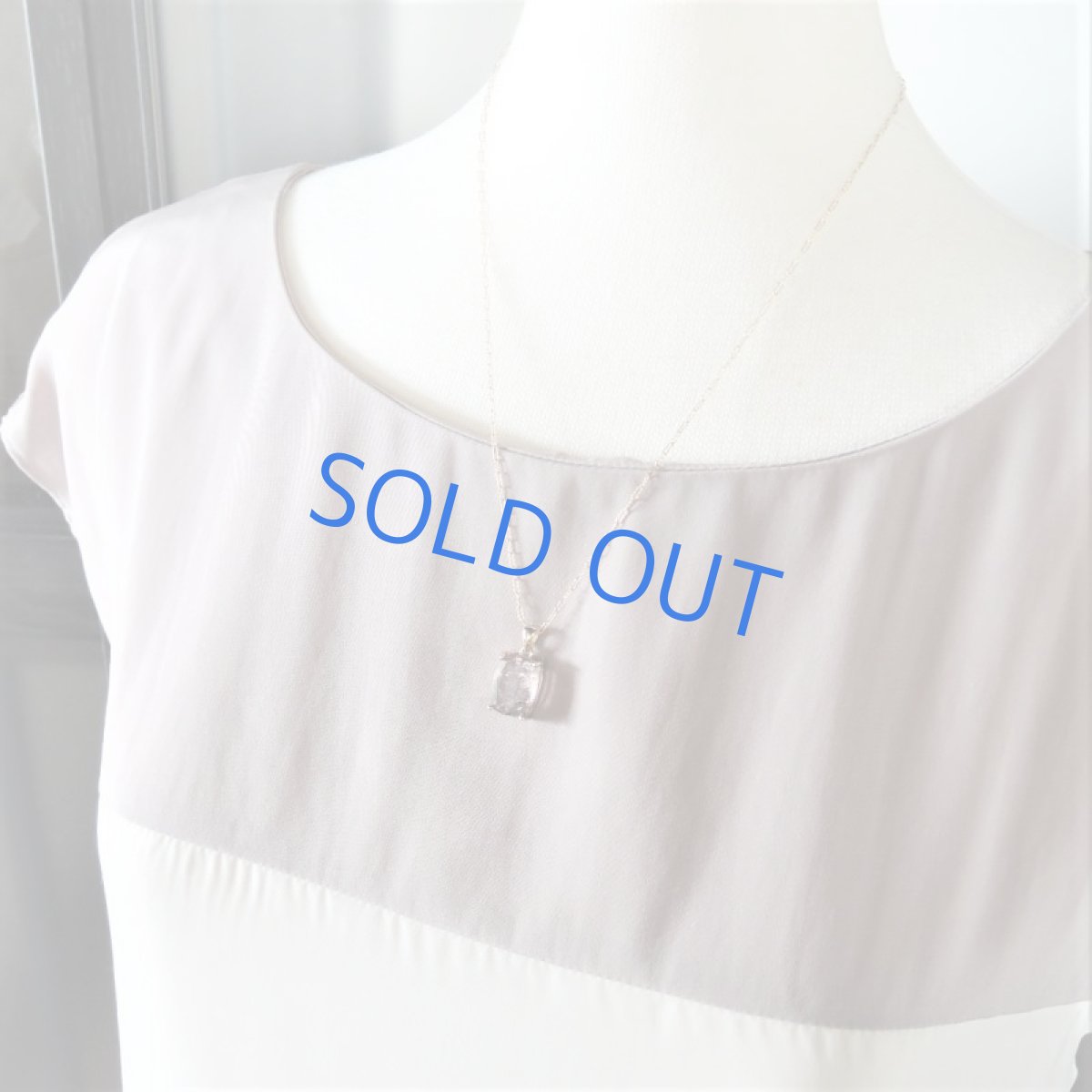 画像6: 【1点もの・シカクB】大粒・宝石質 ブラジル産 ゲーサイト ジェムカット 14kgf約50cmチェーンネックレス (6)