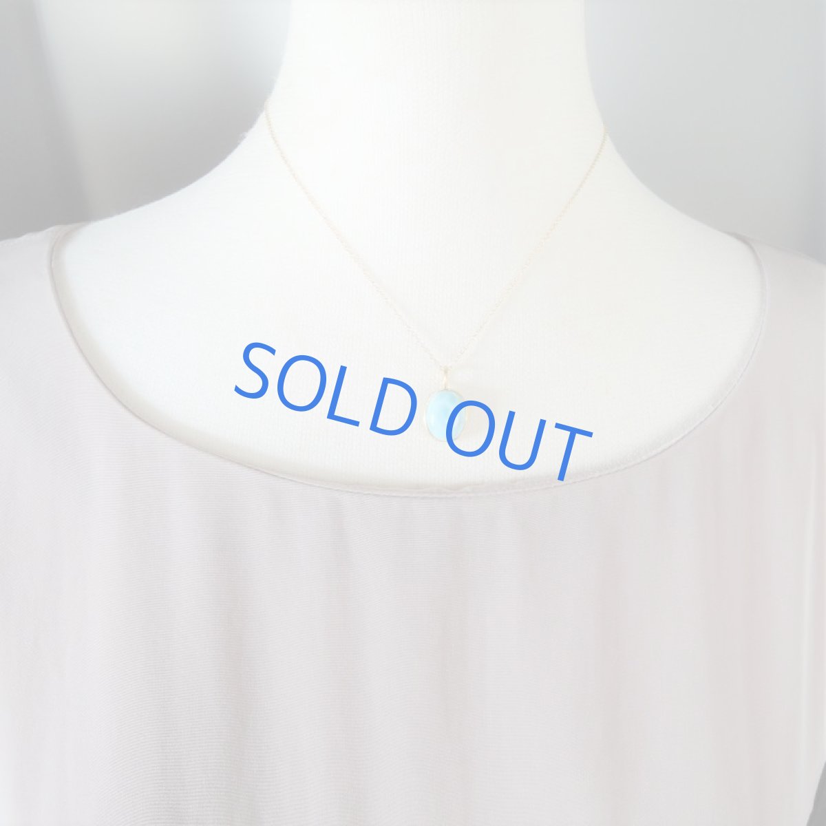 画像7: 【1点もの・オーバルB】AAAA　ドミニカ産ラリマー　カボション　14kgf約40cmチェーンネックレス (7)