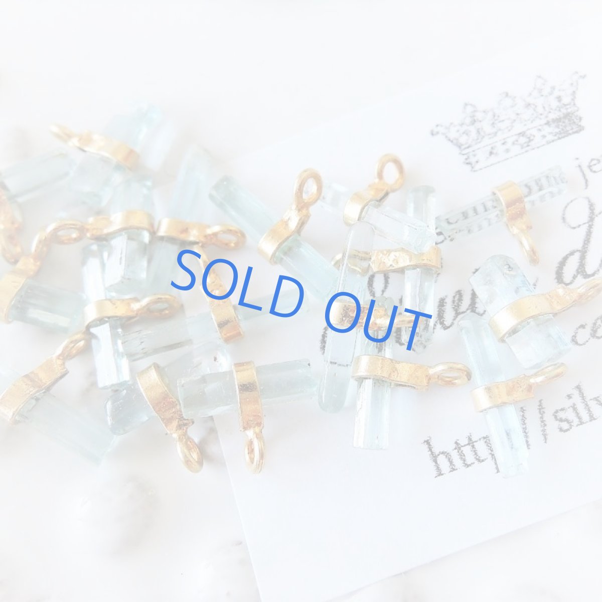 画像3: 【残り僅か】ブルーアクアマリン結晶　14kgfネックレス40cm (3)