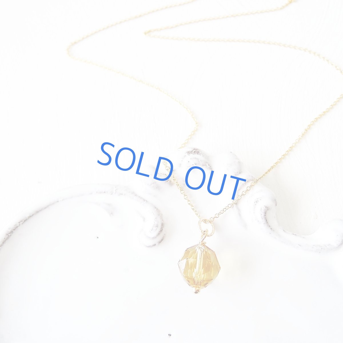 画像3: 【残り1】希少石！４Aコンゴ産　天然非加熱シトリン　ラウンドカット　14kgfネックレス40cm (3)