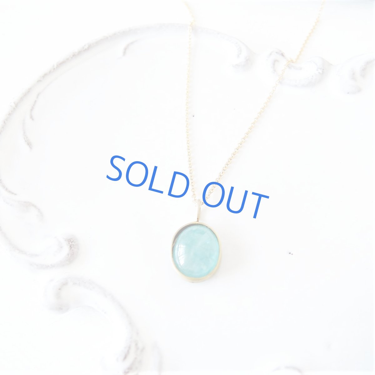 画像6: 【1点もの・A】世界十指の希少石　AAA　グランディディエライト　オーバルフレーム　14KGFネックレス40cm (6)