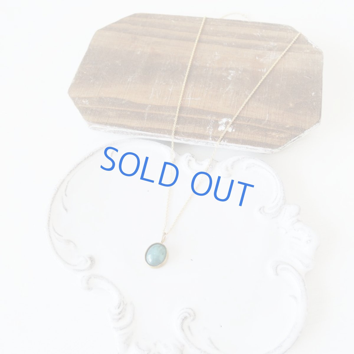 画像6: 【1点もの・C】世界十指の希少石 AAA グランディディエライト オーバルフレーム 14KGFネックレス40cm (6)