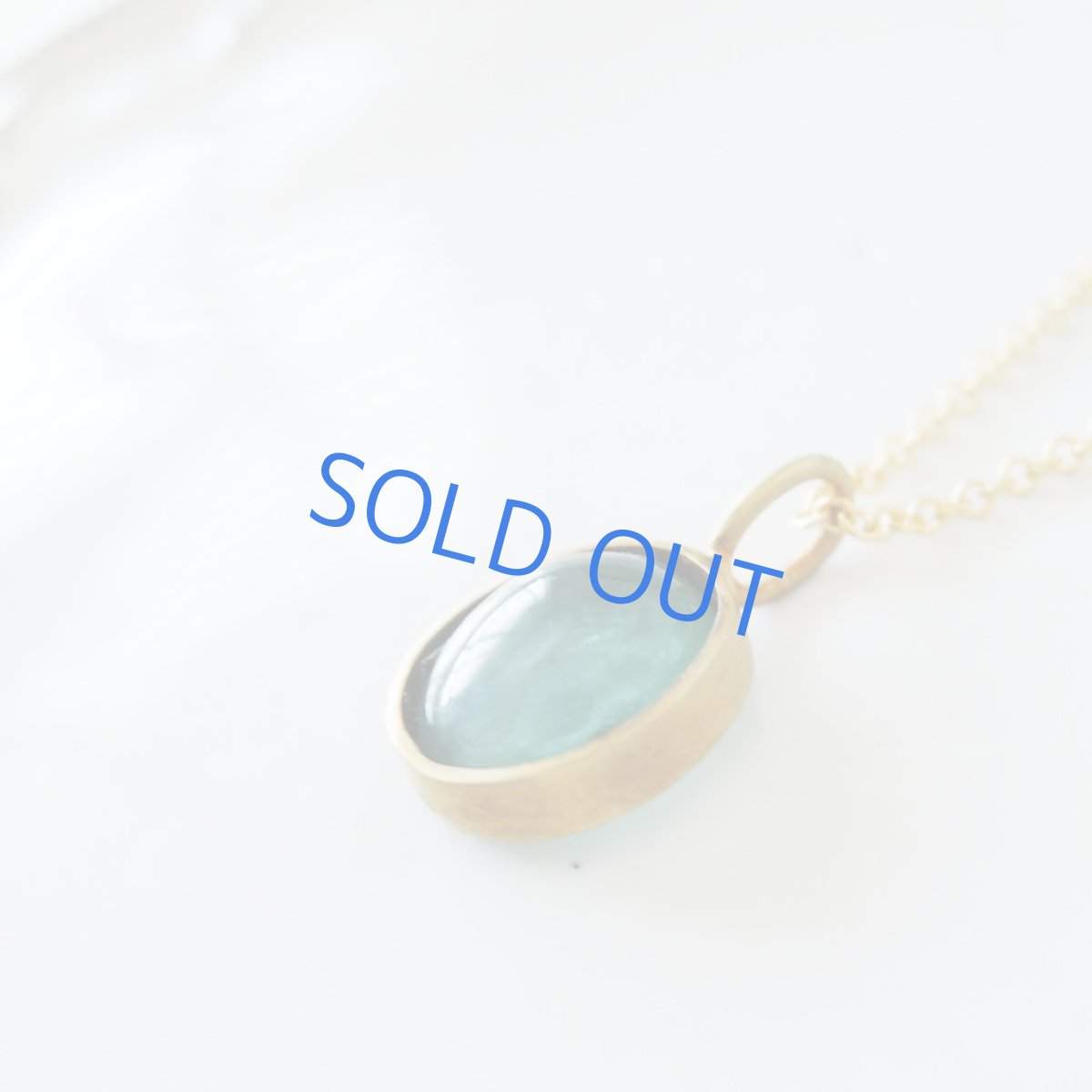 画像4: 【1点もの・E】世界十指の希少石　AAA　グランディディエライト　オーバルフレーム　14KGFネックレス40cm (4)