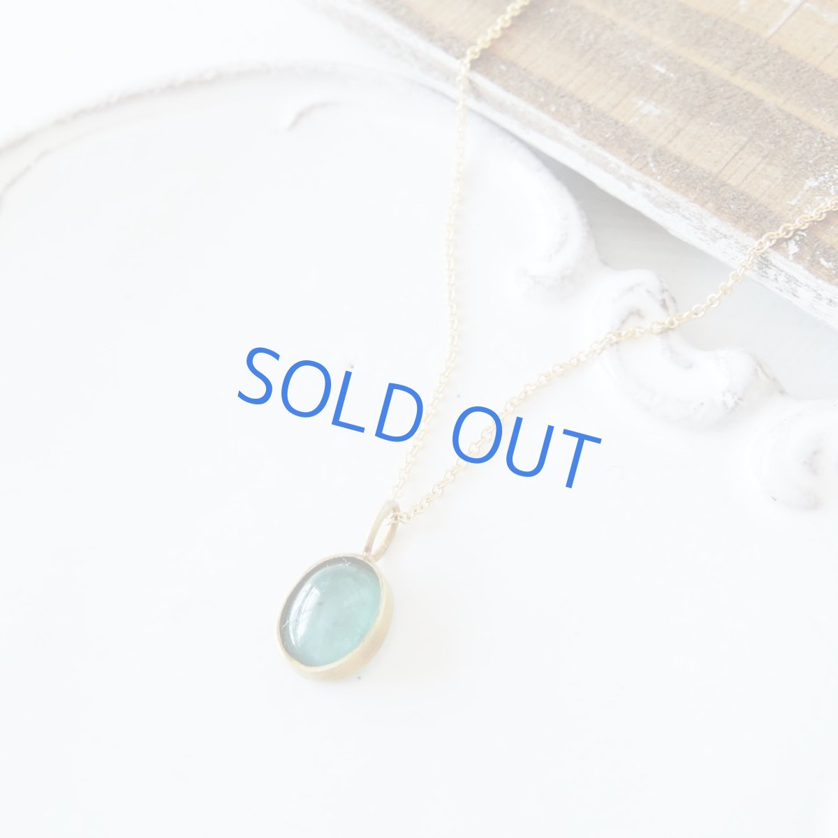 画像3: 【1点もの・E】世界十指の希少石　AAA　グランディディエライト　オーバルフレーム　14KGFネックレス40cm (3)