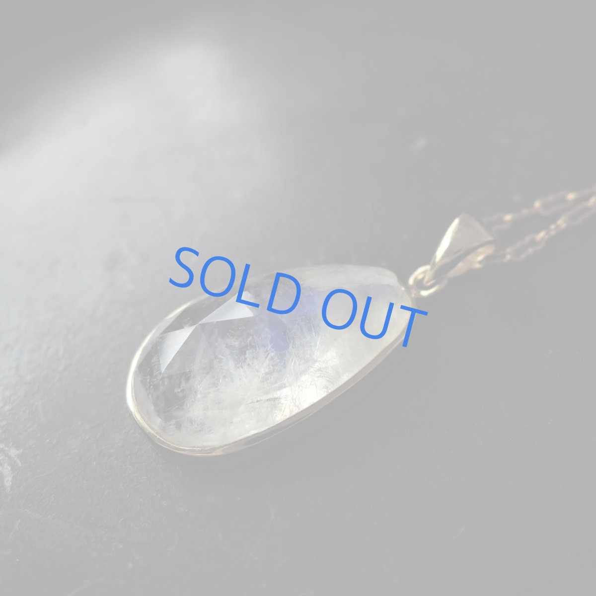 画像4: 【1点もの・LL】AAA　レインボームーンストーン　フリーフォーム　　14KGFネックレス50cm (4)