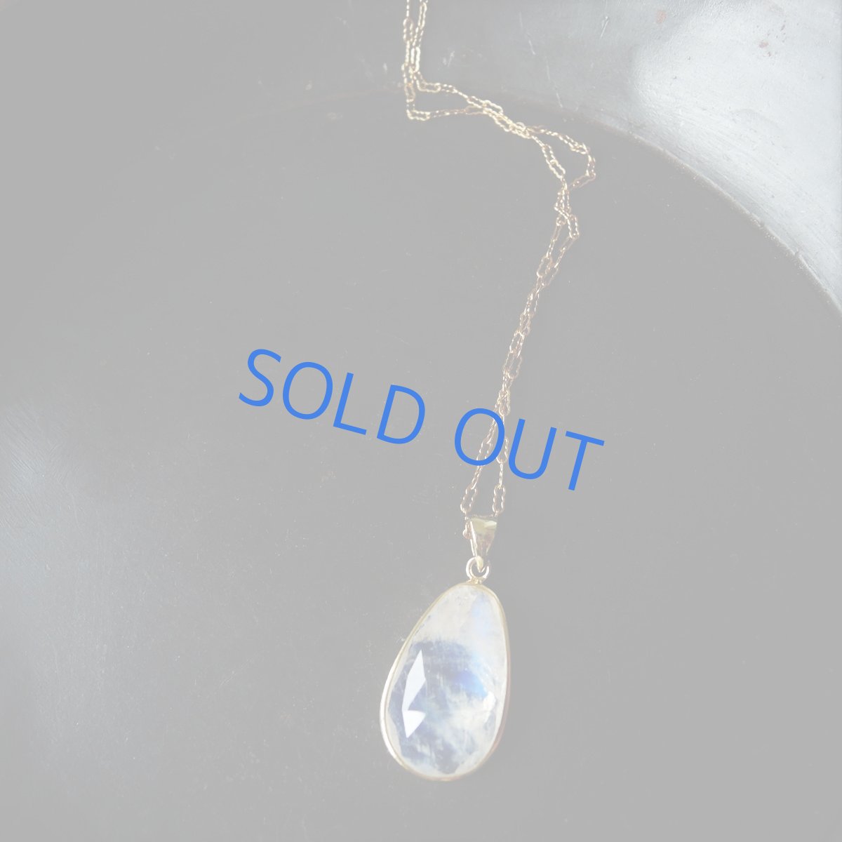 画像3: 【1点もの・LL】AAA　レインボームーンストーン　フリーフォーム　　14KGFネックレス50cm (3)