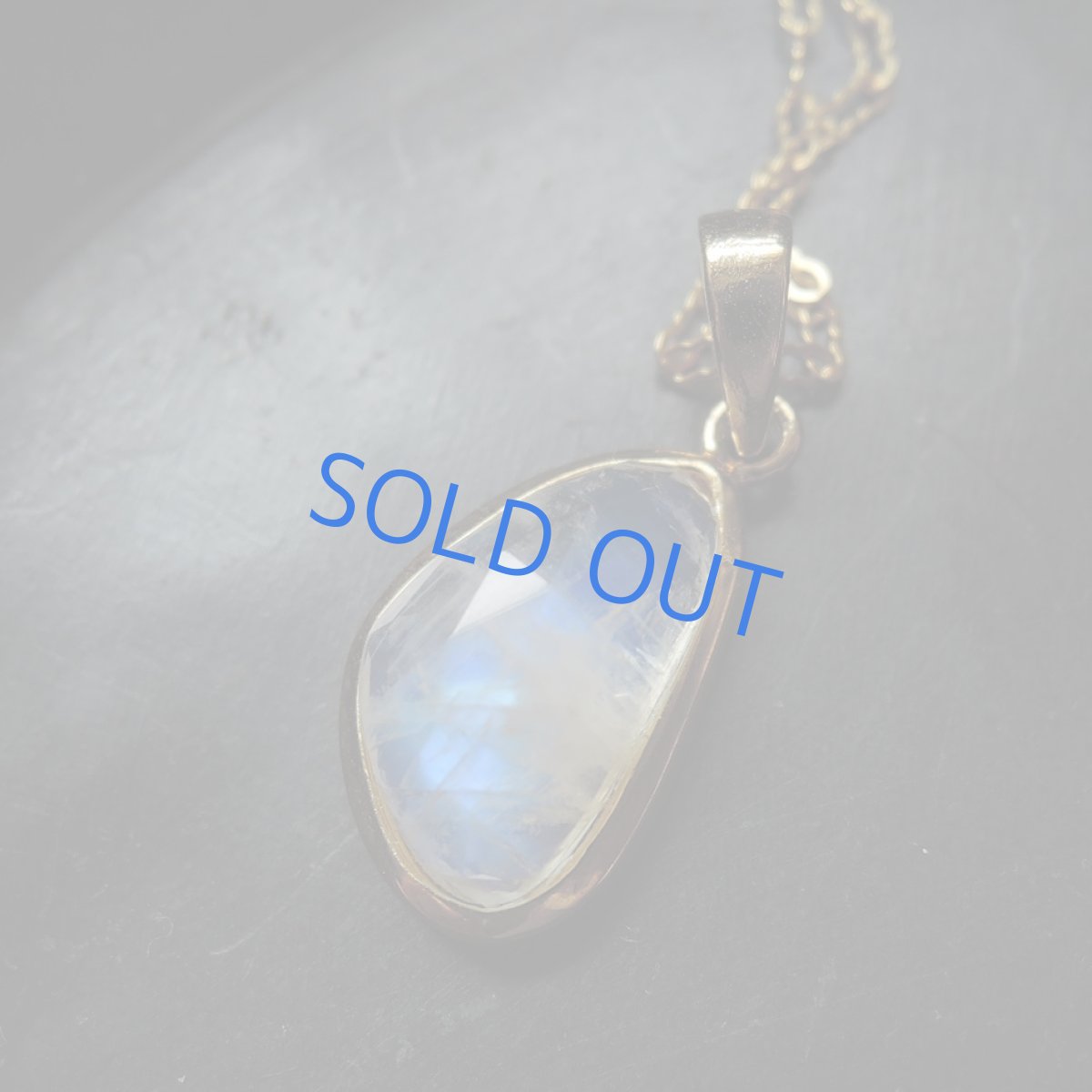 画像4: 【1点もの・M】AAA　レインボームーンストーン　フリーフォーム　　14KGFネックレス50cm (4)