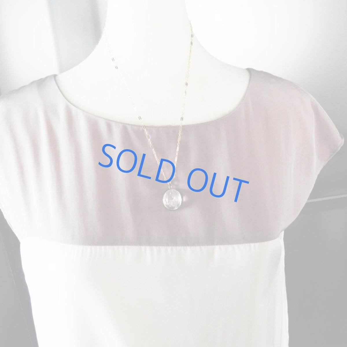 画像8: 【1点もの・C】希少石！水入り水晶（クリスタル）虹入り　ペンダントネックレス　14KGFネックレス50cm (8)