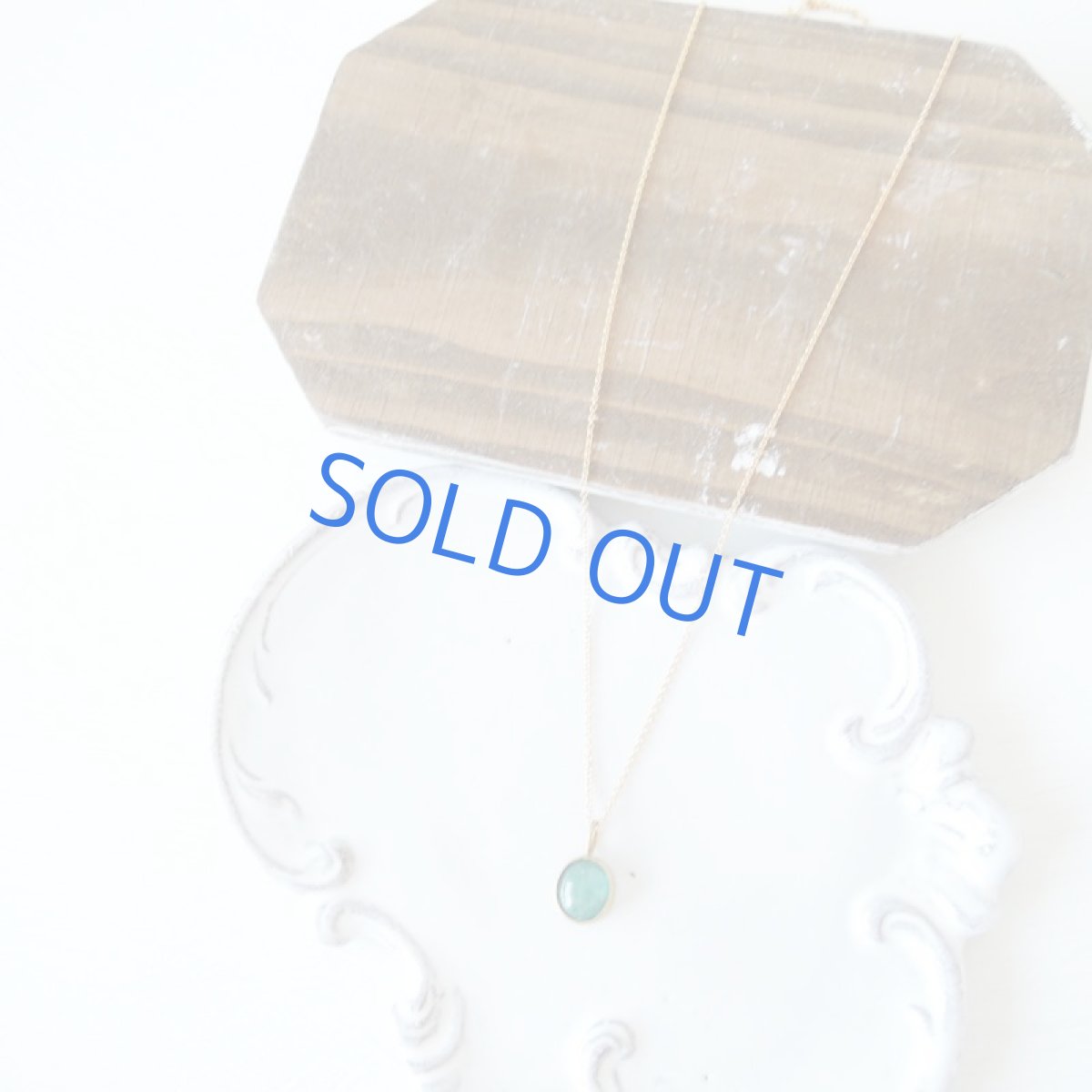 画像5: 【1点もの・D】世界十指の希少石　AAA　グランディディエライト　オーバルフレーム　14KGFネックレス40cm (5)