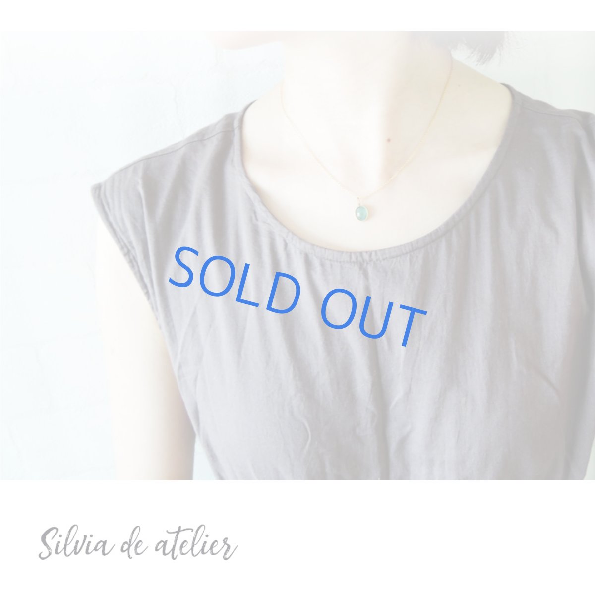 画像6: 【1点もの・D】世界十指の希少石　AAA　グランディディエライト　オーバルフレーム　14KGFネックレス40cm (6)