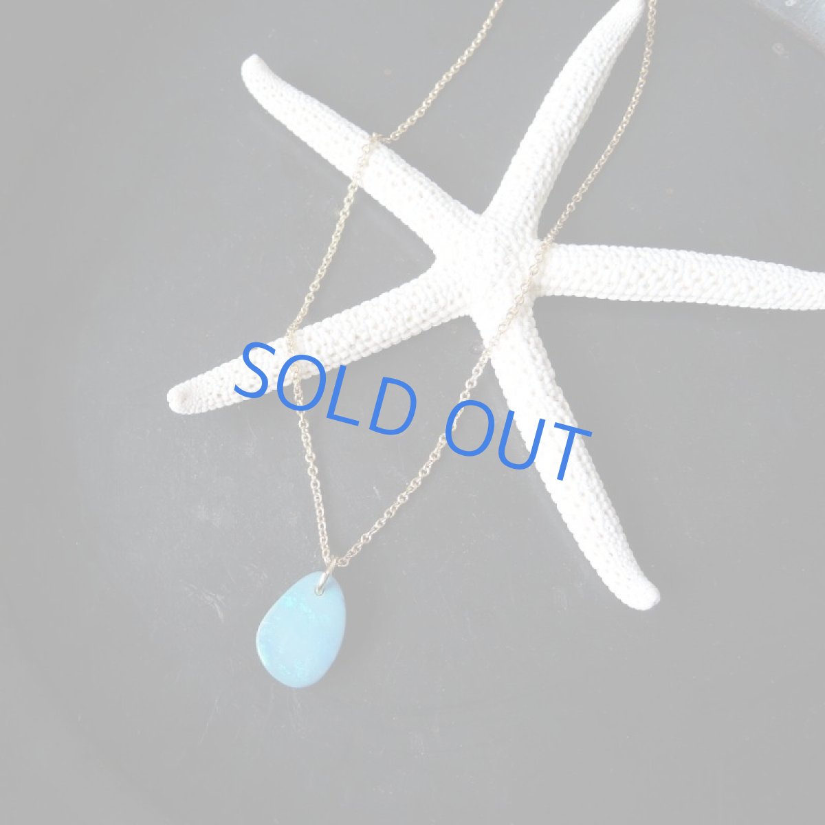 画像4: 【1点もの・C】オーストラリア産　ブルーオパール　トリプレット　14KGFネックレス40cm (4)