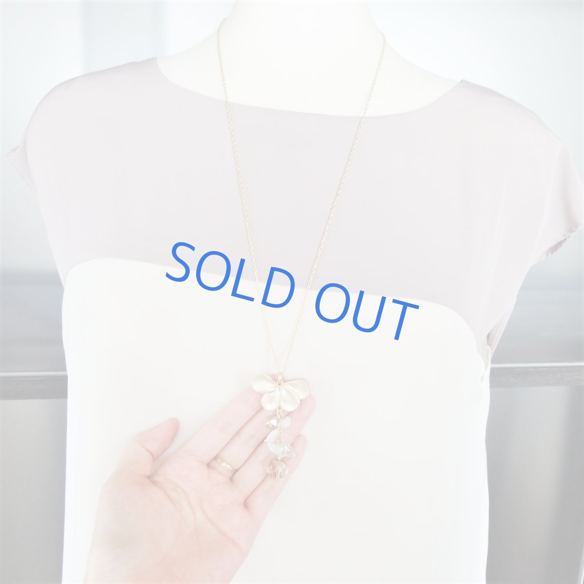 画像6: 【1点もの・アニバーサリー】天然石ミックス ゴールドメッキチェーンロングネックレス70cm (6)