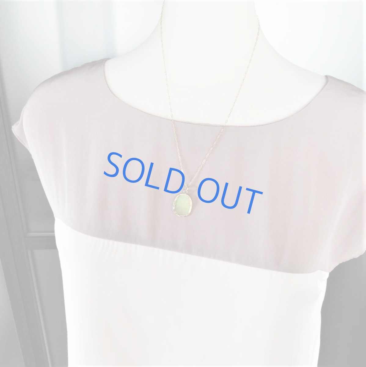 画像6: 【1点もの・A】希少！　古代ローマングラス　フレームペンダント　14kgf約50cmチェーンネックレス (6)