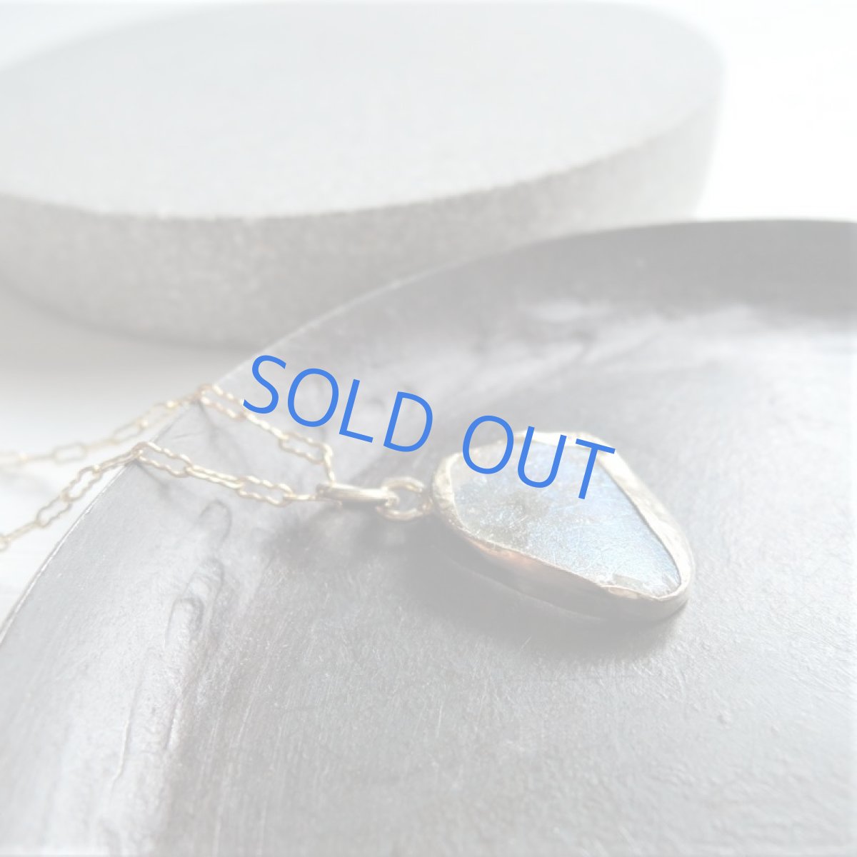 画像4: 【1点もの・B】希少! 古代ローマングラス フレームペンダント 14kgf約50cmチェーンネックレス (4)