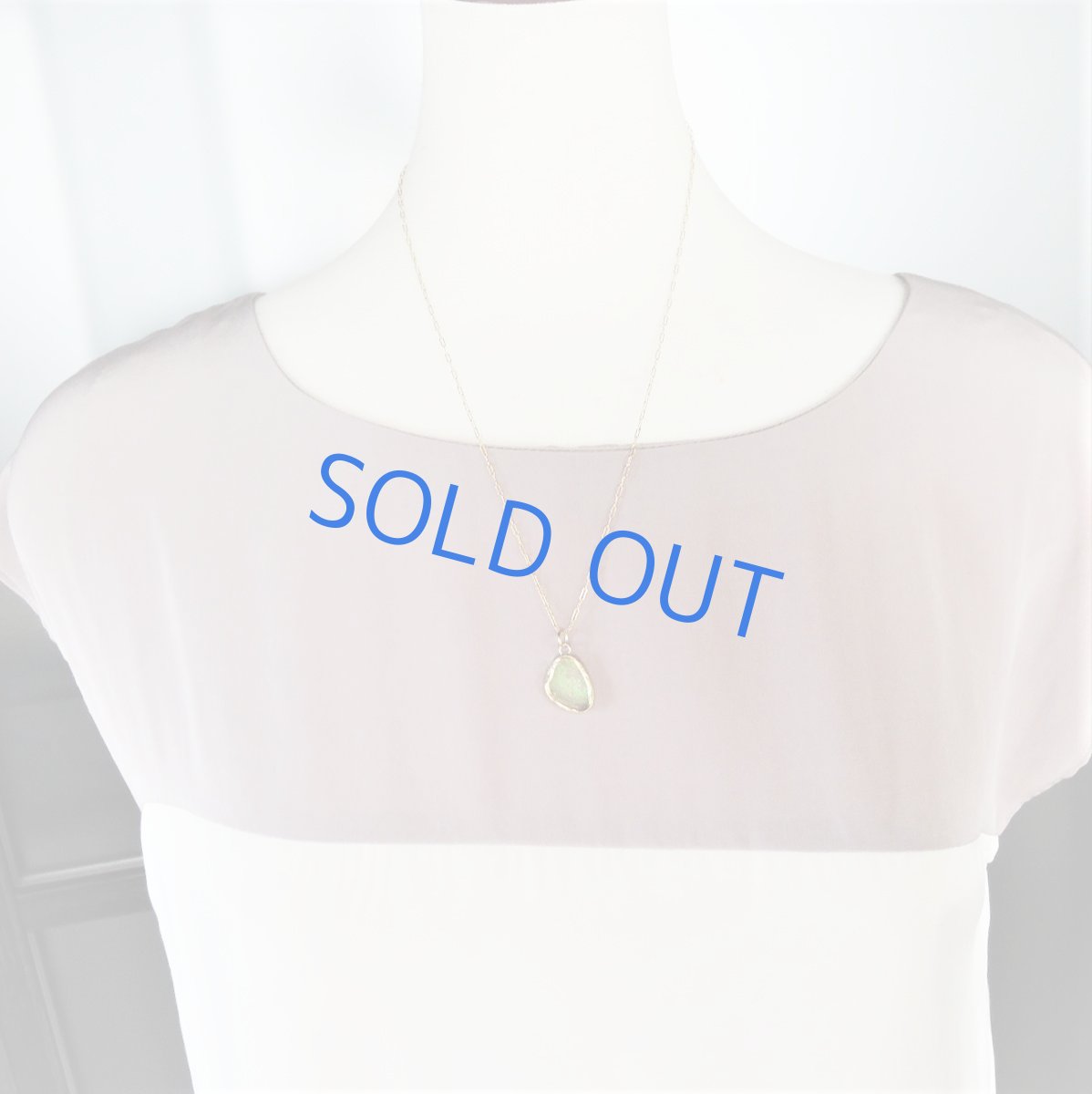 画像7: 【1点もの・B】希少! 古代ローマングラス フレームペンダント 14kgf約50cmチェーンネックレス (7)