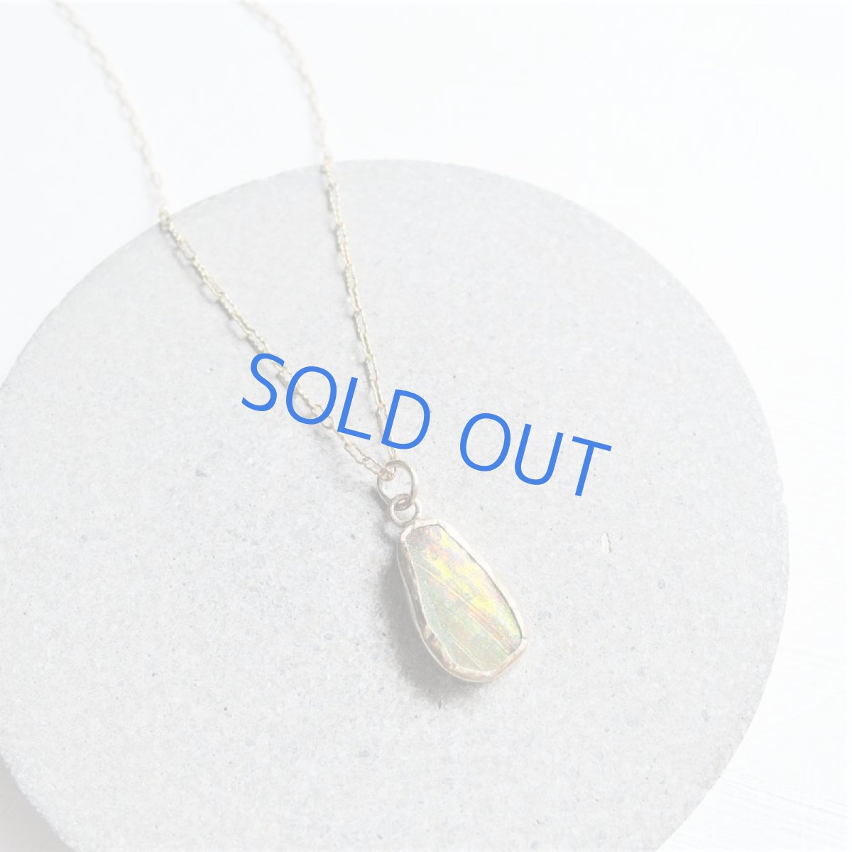 画像6: 【1点もの・C】希少！　古代ローマングラス　フレームペンダント　14kgf約50cmチェーンネックレス (6)