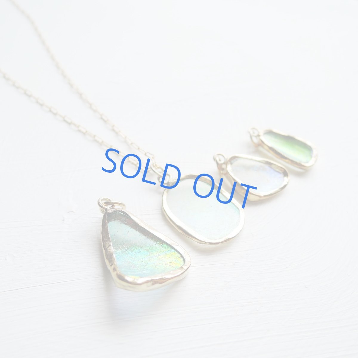 画像7: 【1点もの・A】希少！　古代ローマングラス　フレームペンダント　14kgf約50cmチェーンネックレス (7)