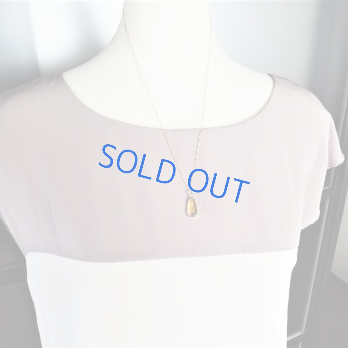 画像8: 【1点もの・C】希少！　古代ローマングラス　フレームペンダント　14kgf約50cmチェーンネックレス (8)