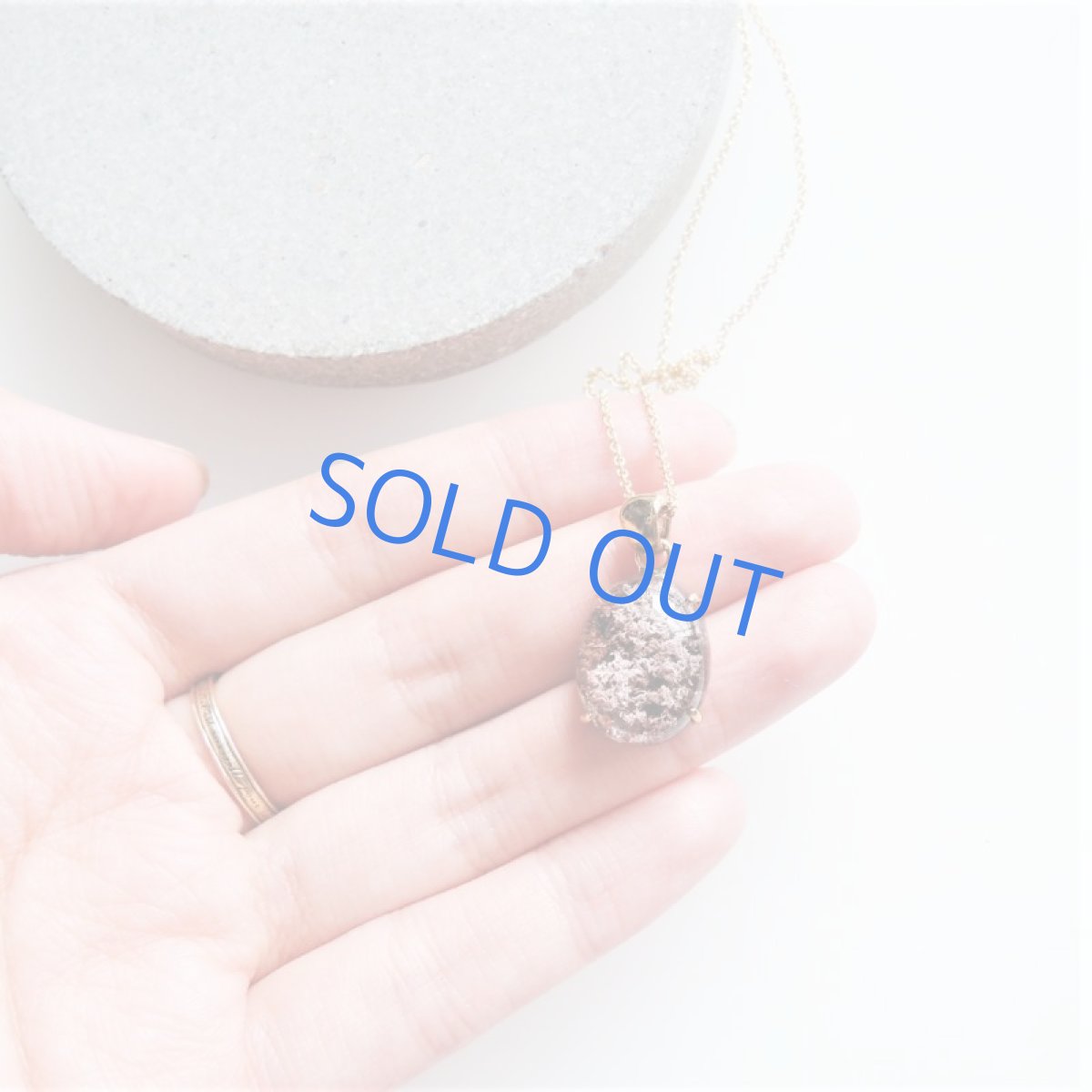 画像6: 【1点もの・A】桜の森風　ガーデンクォーツ　14kgf約50cmネックレス  (6)