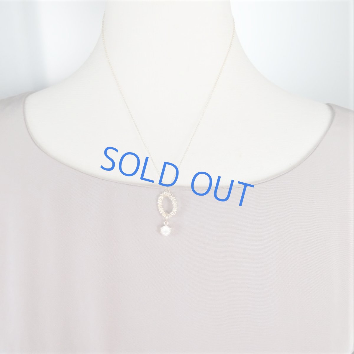 画像4: 【限定1のみ・アニバーサリー】ドットリング 宝飾用ルース ローズクォーツ  14kgf約40cmチェーンネックレス (4)