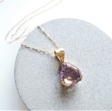 画像5: 【1点もの・C】超大粒！宝石質　AAAA　ボリビア産非加熱　アメトリン　14kgfネックレス50cm (5)