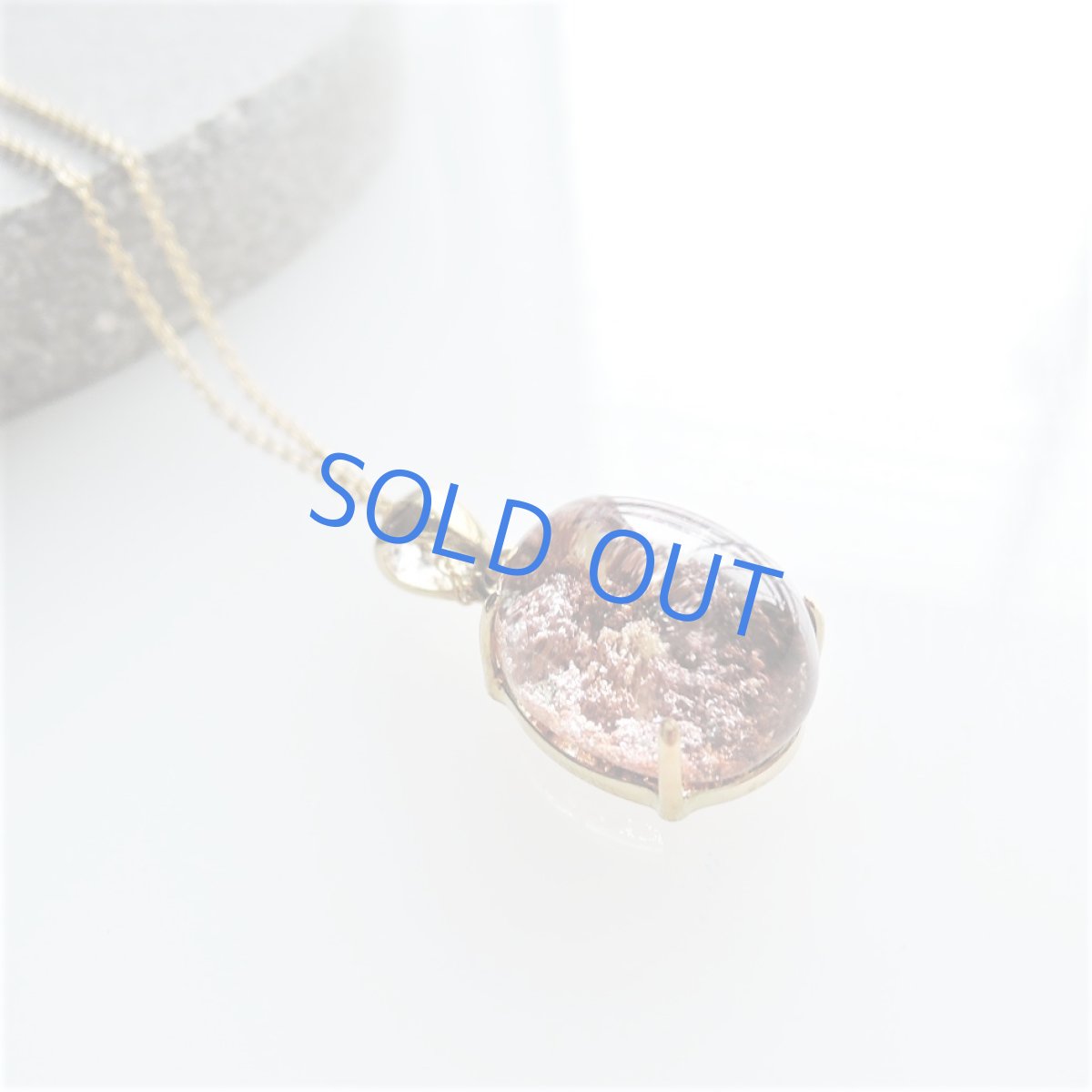 画像6: 【1点もの・C】赤サンゴ風　ガーデンクォーツ　14kgf約50cmネックレス  (6)