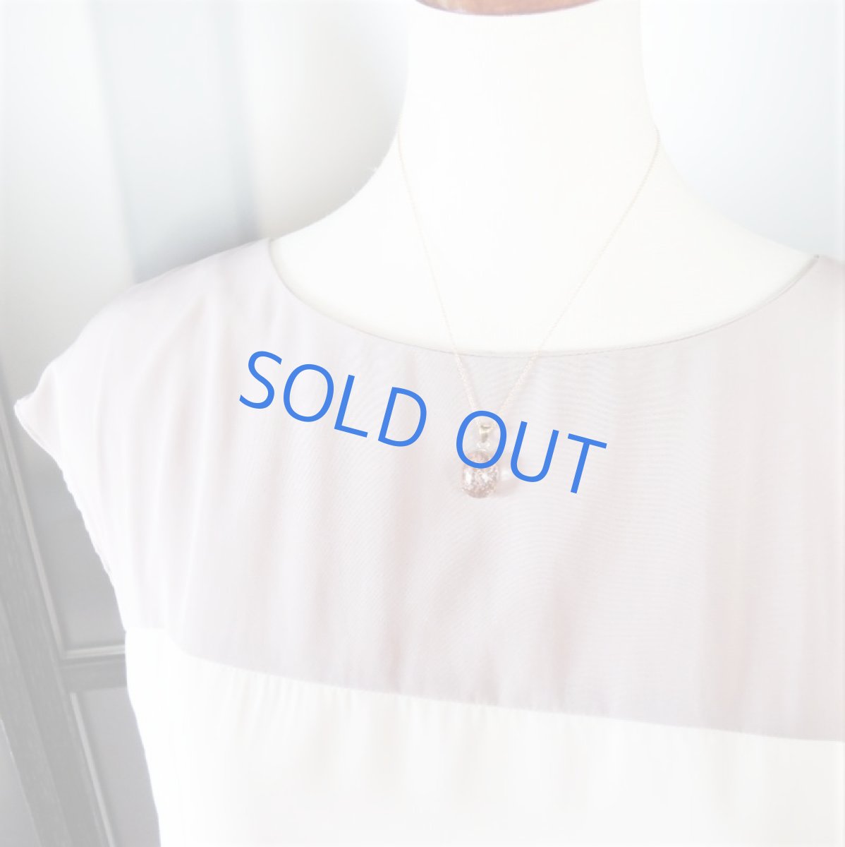 画像7: 【1点もの・C】赤サンゴ風　ガーデンクォーツ　14kgf約50cmネックレス  (7)