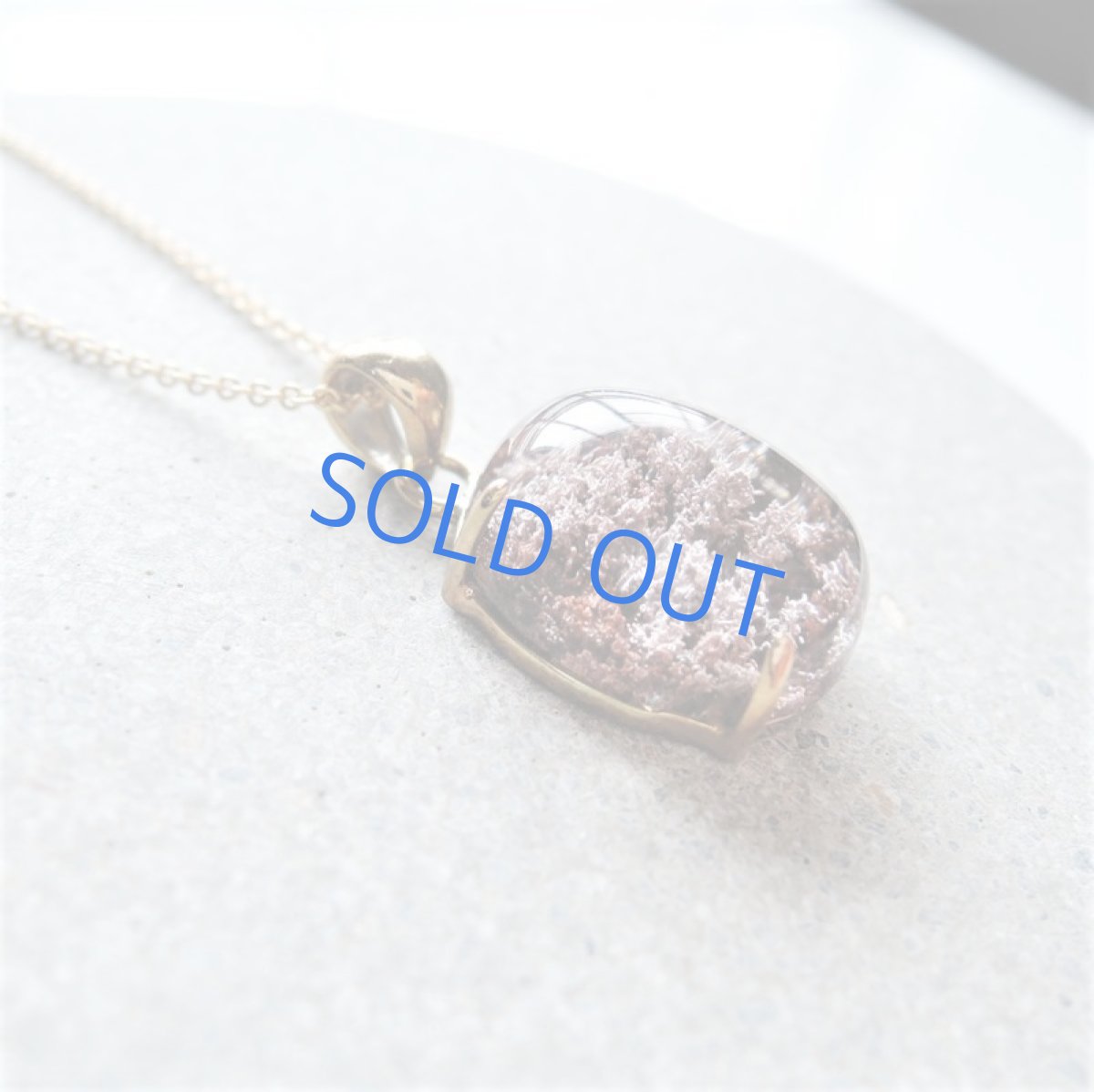 画像3: 【1点もの・A】桜の森風　ガーデンクォーツ　14kgf約50cmネックレス  (3)