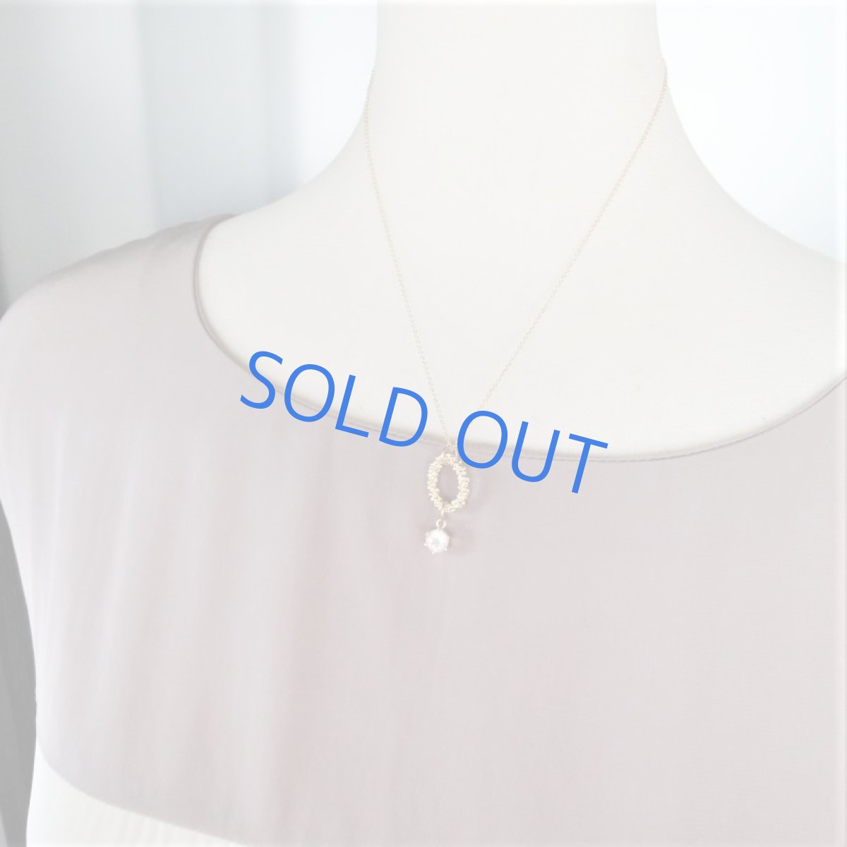 画像5: 【限定1のみ・アニバーサリー】ドットリング 宝飾用ルース ローズクォーツ  14kgf約40cmチェーンネックレス (5)