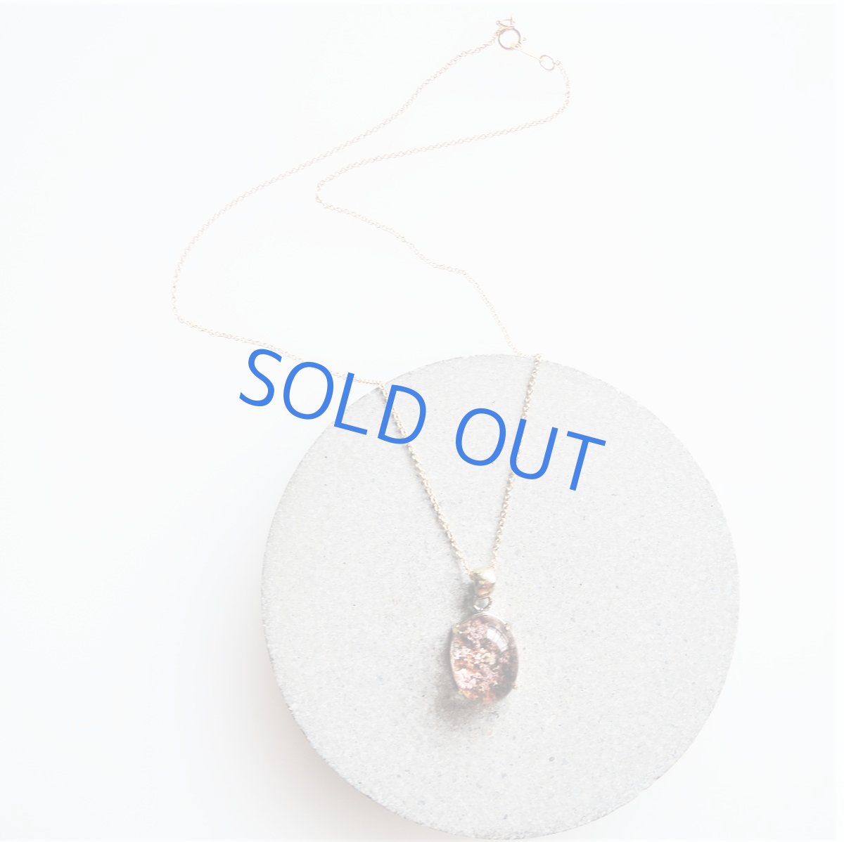 画像3: 【1点もの・C】赤サンゴ風　ガーデンクォーツ　14kgf約50cmネックレス  (3)