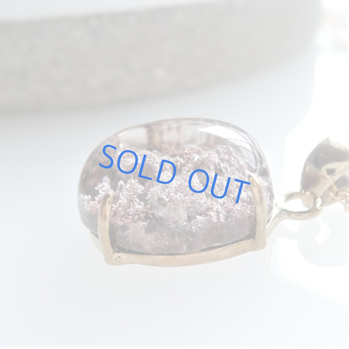 画像2: 【1点もの・A】桜の森風　ガーデンクォーツ　14kgf約50cmネックレス  (2)