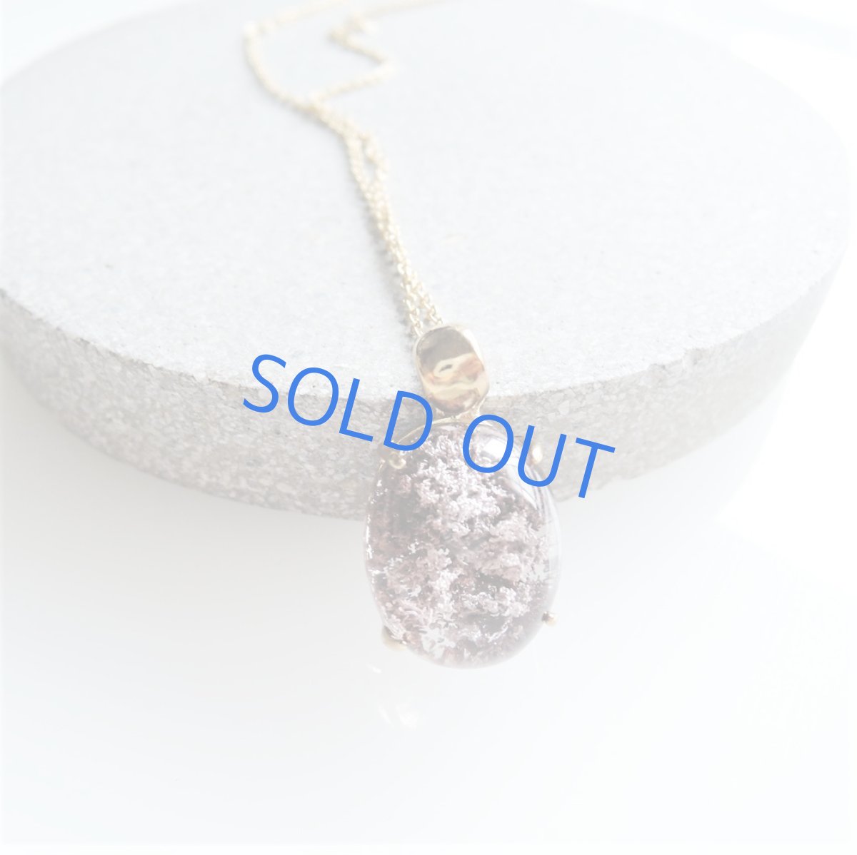 画像5: 【1点もの・A】桜の森風　ガーデンクォーツ　14kgf約50cmネックレス  (5)