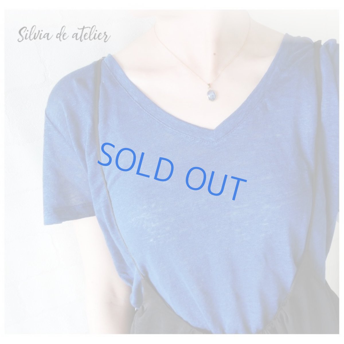 画像9: 【訳ありクラック・残り1】チベット産カイヤナイト　フレーム　サージカルステンレス約40cmネックレス  (9)