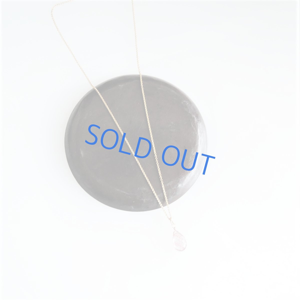 画像6: 【1点もの・レッドB】AAAエレスチャルクォーツ　ペアシェイプ　14kgfチェーンネックレス  (6)