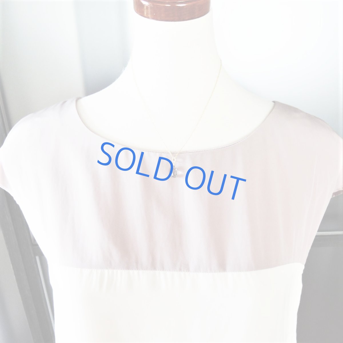 画像6: 【1点もの・ブラックE】AAAエレスチャルクォーツ ペアシェイプ 14kgfチェーンネックレス  (6)