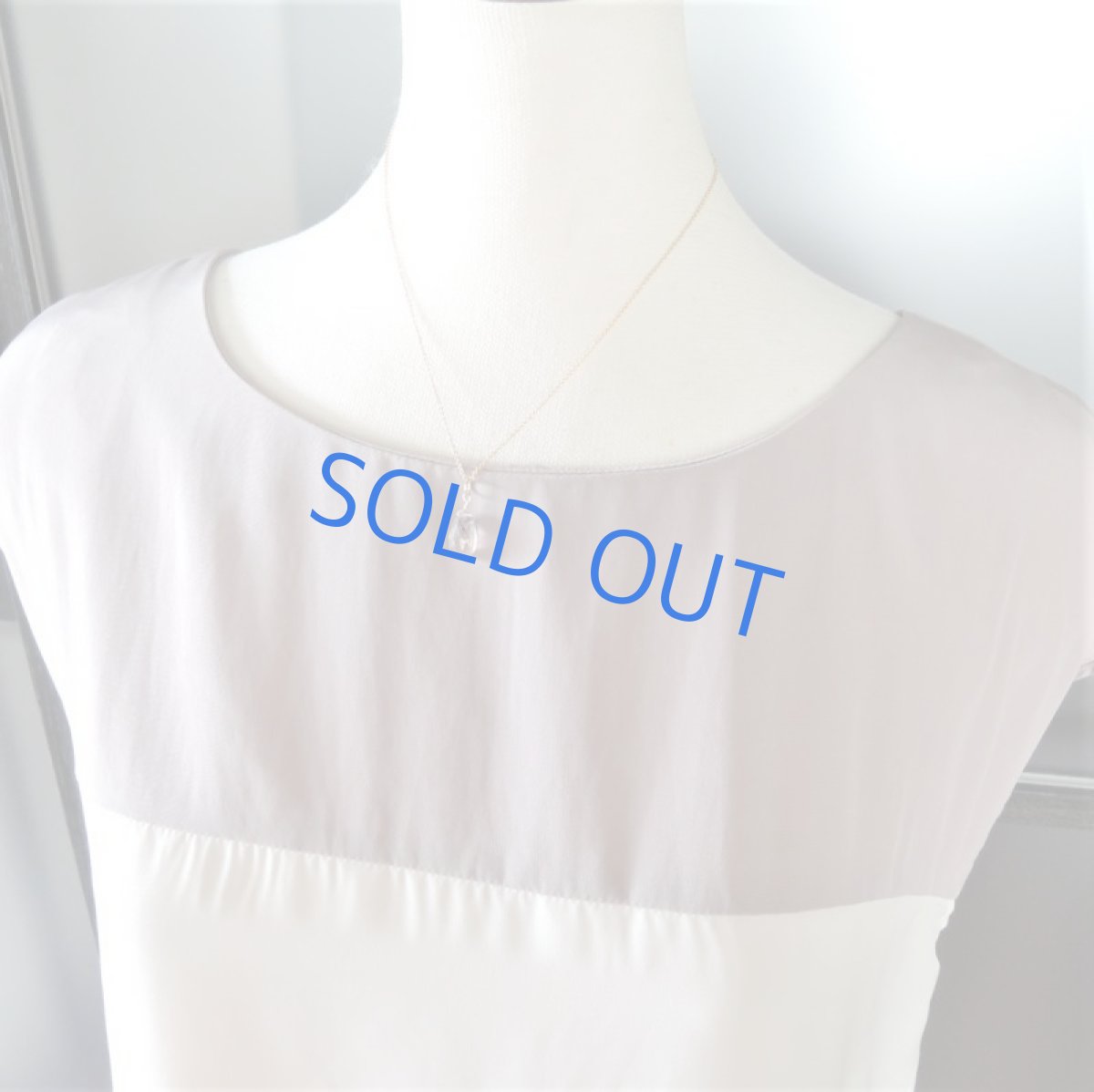 画像6: 【1点もの・パープルオレンジD】AAAエレスチャルクォーツ　ペアシェイプ　14kgfチェーンネックレス  (6)