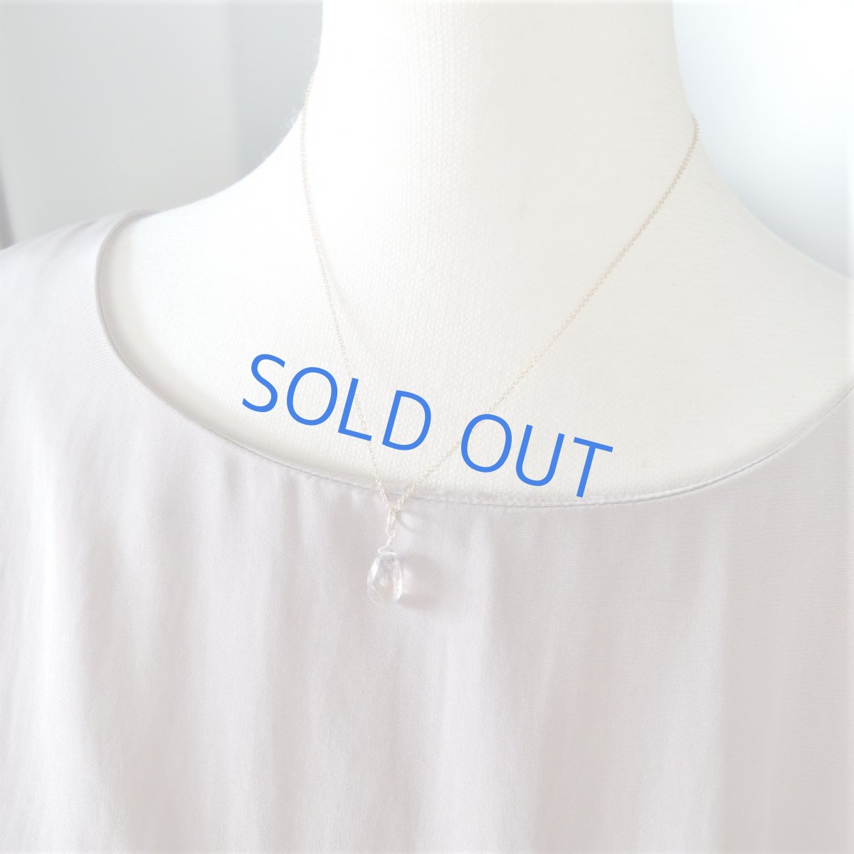 画像5: 【1点もの・パープルオレンジD】AAAエレスチャルクォーツ　ペアシェイプ　14kgfチェーンネックレス  (5)