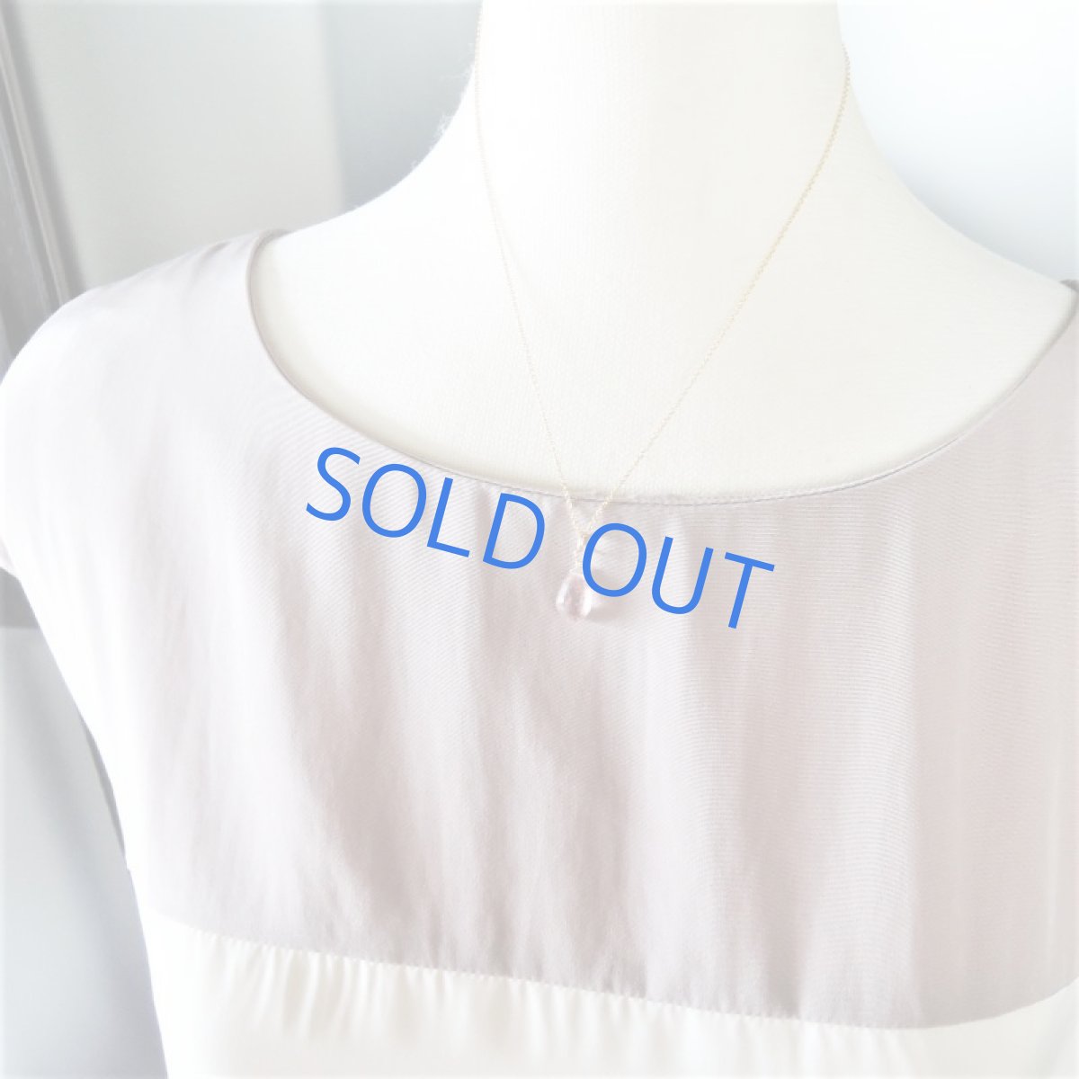 画像5: 【1点もの・レッドB】AAAエレスチャルクォーツ　ペアシェイプ　14kgfチェーンネックレス  (5)