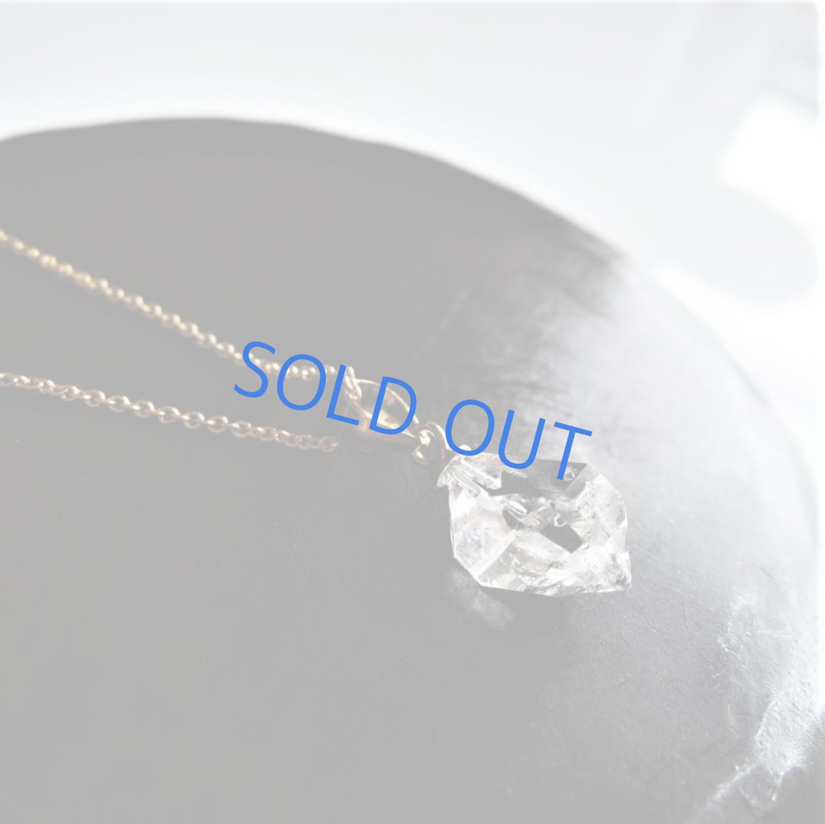 画像3: 【残り2・WEB限定・訳あり】AAA大粒のきらめき！　NYハーキマーダイヤモンド　クォーツ　結晶ネックレス　約40cm　サージカルステンレスネックレス (3)