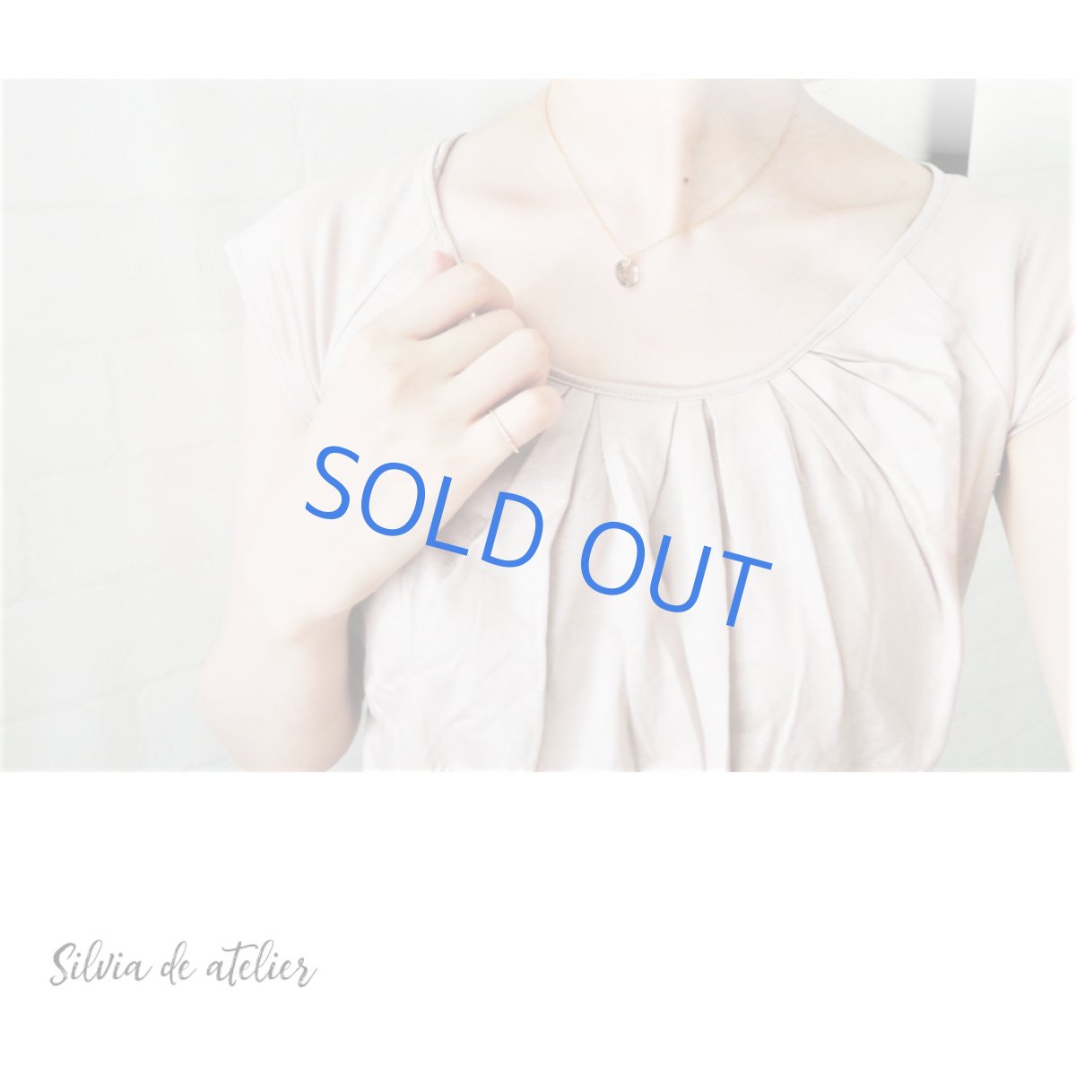 画像6: 【残り4】大粒！宝石質　ライトカラー　スモーキークォーツ　オーバルジェム　14KGFネックレス40cm (6)